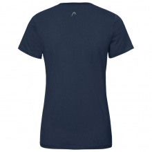Head Tennis-Shirt Club Lucy (100% Baumwolle) dunkelblau/magenta Damen